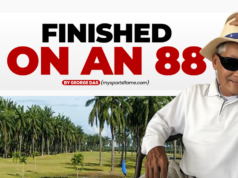 Finished on an 88 – By George Das